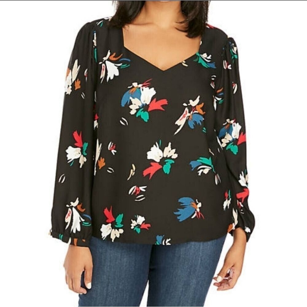 The Limited Floral Toss Blouse
